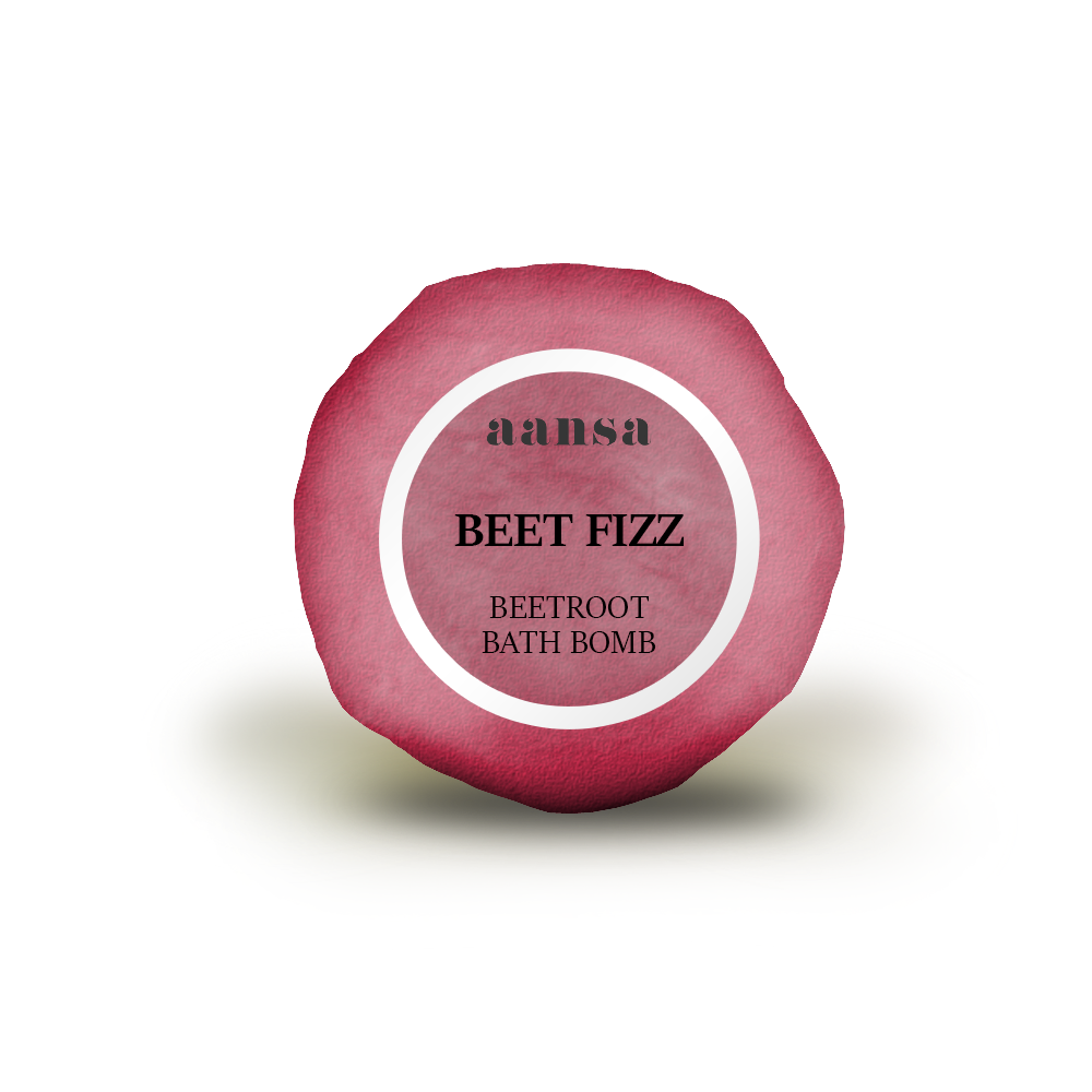 Aansa's Beet Fizz Bath Bomb